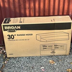 Broan Economy 30" Range Hood - White